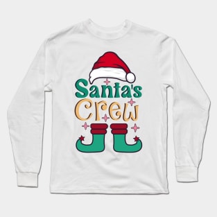 Santa's Crew Cute Long Sleeve T-Shirt